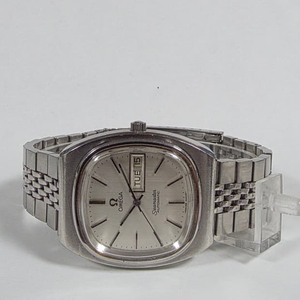  정품 오메가 시계 OMEGA 빈티지 씨마스터 테레비 희소성 쌀알줄 36