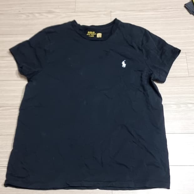 폴로 랄프로렌 블랙 반팔 티셔츠(라지 실측확인)