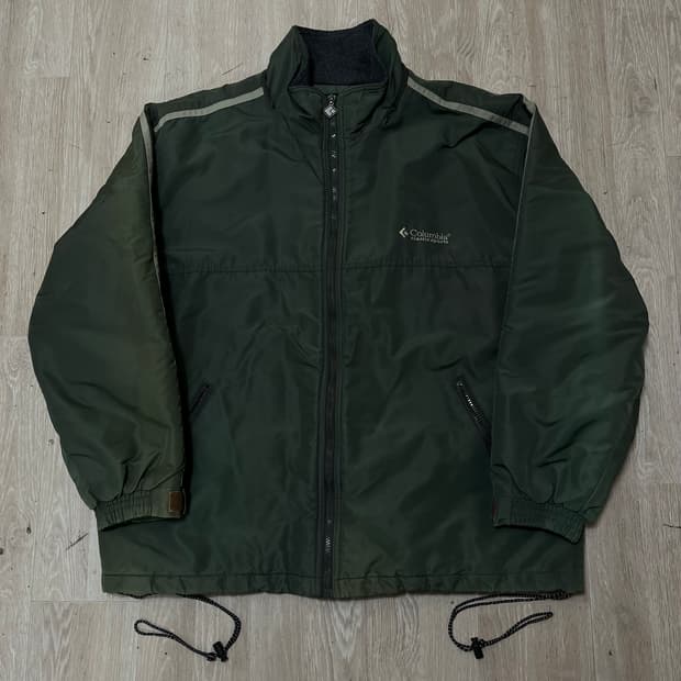 컬럼비아 클래식 올드스쿨 기모 바람막이 자켓 XL/105