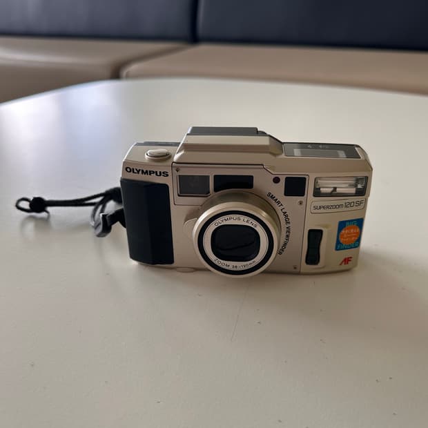 올림푸스 Superzoom 120 SF 필름카메라+파우치