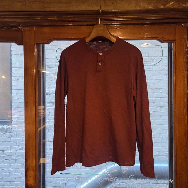 띠어리 헨리넥 티셔츠