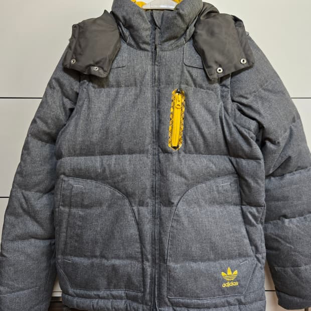 아디다스 덕다운 패딩(패딩조끼+패딩)