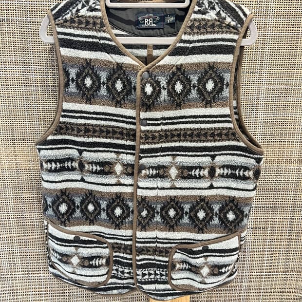 RRL 더블알엘 플리스 베스트 M