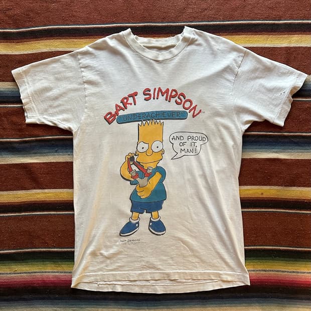 90s USA 빈티지 심슨 반팔 티셔츠