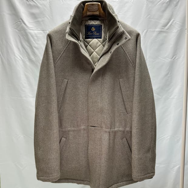 로로피아나 아이서 캐시미어100 헤링본 자켓 XXL(110~115) 새제