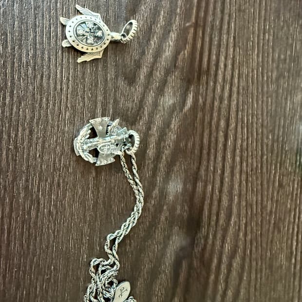 폴리테루 ,펜던트,체인 일괄