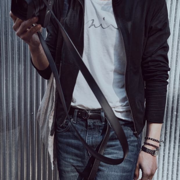 모노프리베 Textured High-neck Zip (3size)