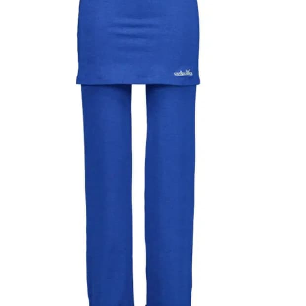 Shalomclub stretching pleats blue 샬롬클럽