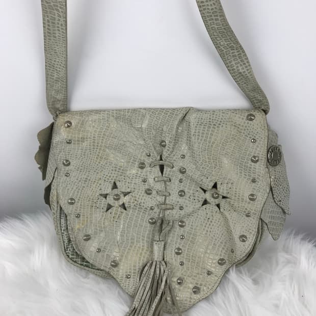 빈티지 웨스턴 크로스백 에스닉 히피 보헤미안 카우보이걸 가방 숄더백