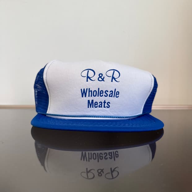 USA P&R 블루 빈티지 모자 볼캡 vintage cap 트러커 메쉬