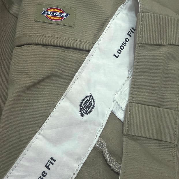 디키즈 더블니 루즈핏 워크팬츠 Khaki