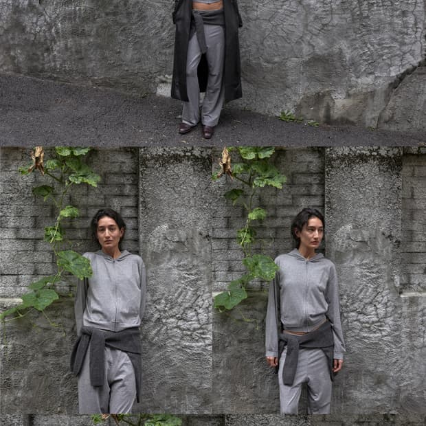 구매) 머듈 라운지 후드집업 그레이