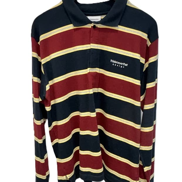 디스이즈네버댓 스트라이프 럭비 카라티