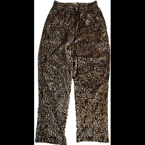 엑스트라 오디너리 레오파드 벨벳 트랙팬츠/슈프림/스투시/데우스/