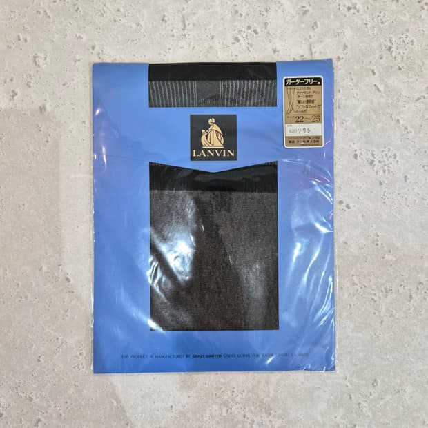 LANVIN 가터프리 리와레 밴드 스타킹 