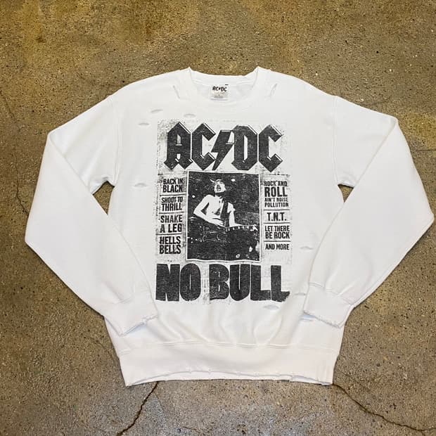 미국 빈티지 ACDC 굿즈 맨투맨 락티 밴드티