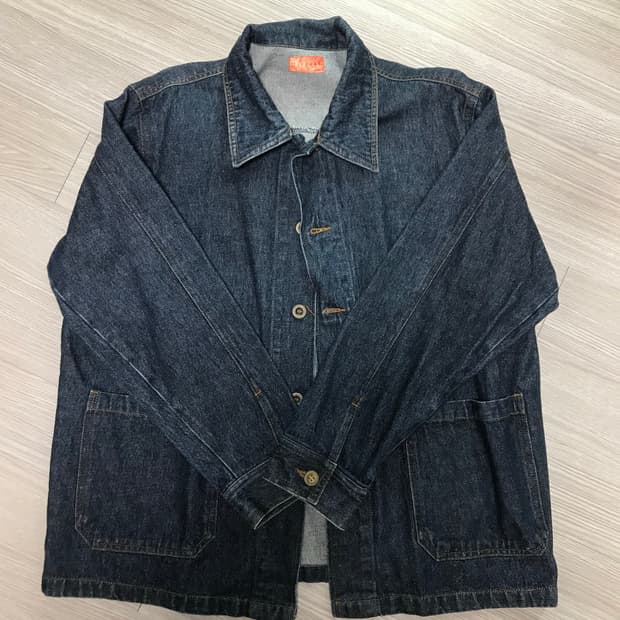빈티지 데님 하프 자켓