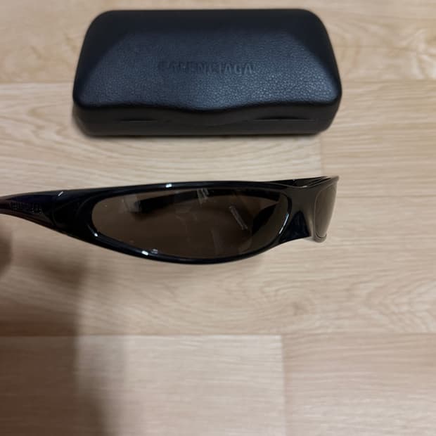 Balenciaga Blade Rectangle Sunglasses
