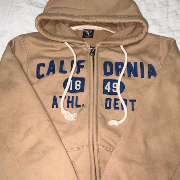 후아유 밀크티 버블티 후드집업 후드티 베이지 브라운 라떼갸루 빈티지