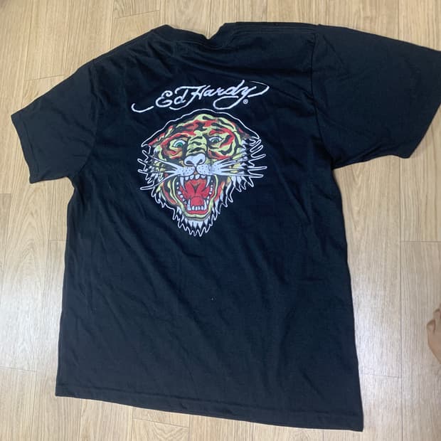 3L)Ed hardy 일본 에드하디 호랑이 반팔티