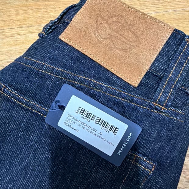 드레익스 인디고 린스 셀비지데님 새제품