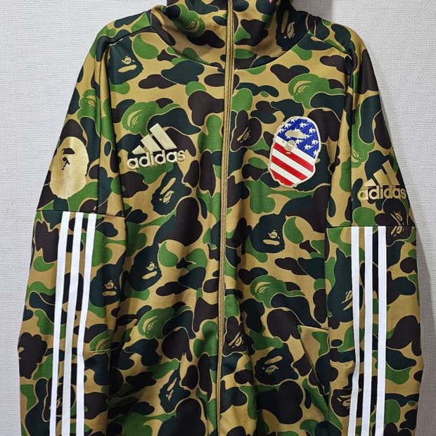아디다스 베이프 샤크 후드집업 져지집업 105~110