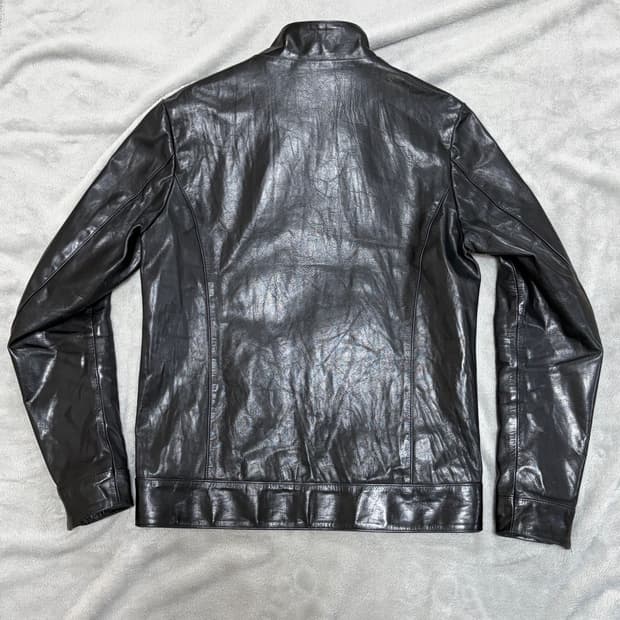 Rip van winkle 홀스 하이드 하이넥 레더 자켓 3