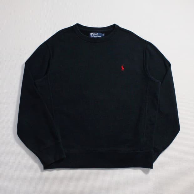 Polo 폴로 랄프로렌 기모 블랙 맨투맨 ( 남녀공용 )