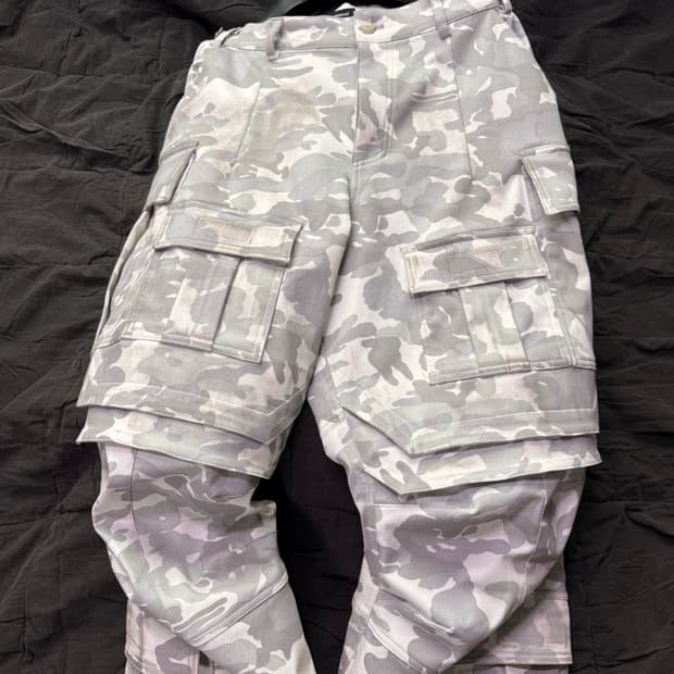 파아카이브 카모 팬츠