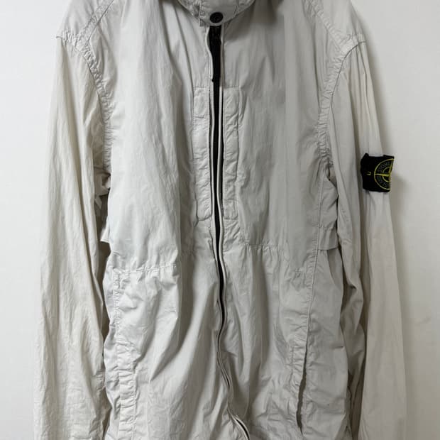 스톤아일랜드 가먼트 다이드 포플린 자켓