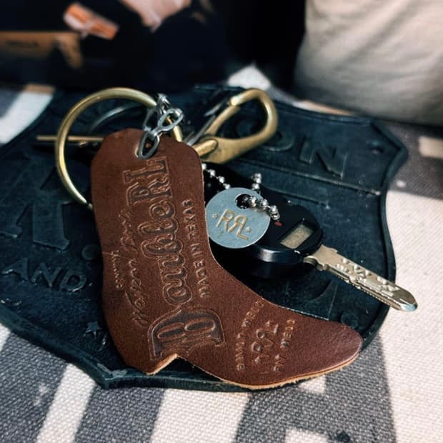 RRL 키링 부츠 키체인