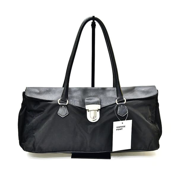 프라다 테수토 포코노 버클 바게트 숄더백 (정품)