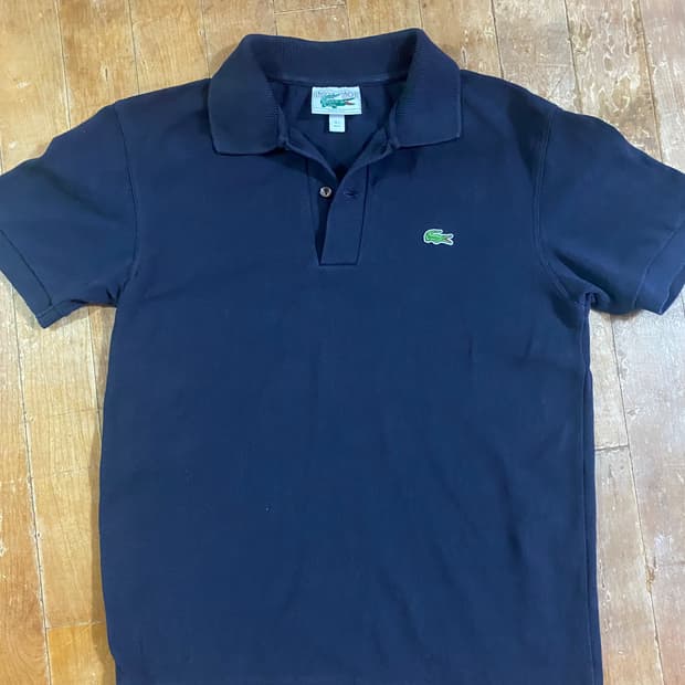 라코스테 클래식 다크 네이비 헤비 카라 피케 (us S 사이즈 국내100