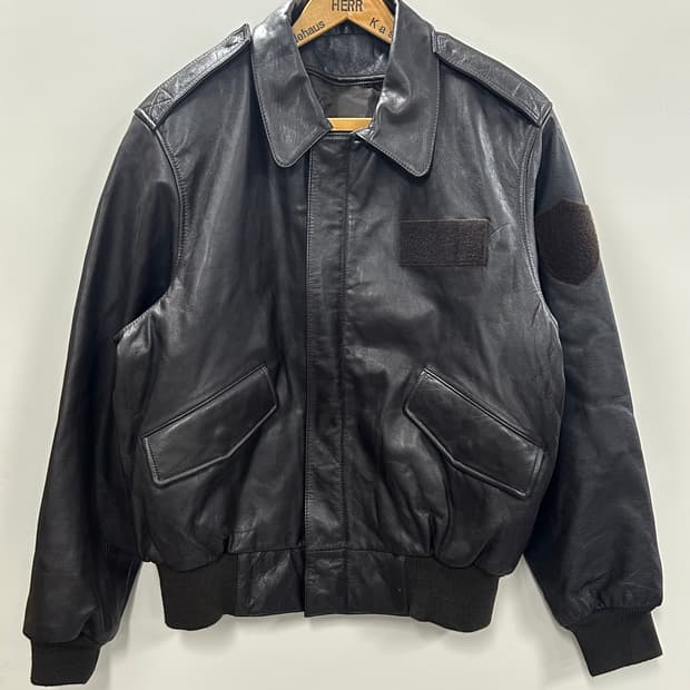 플라이트 가죽 자켓