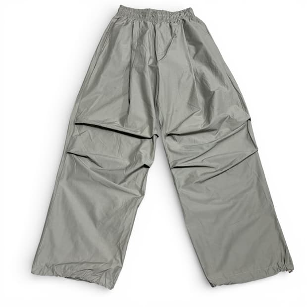 2 M 아르반 AREUBAN 핀턱 와이드 파라슈트팬츠