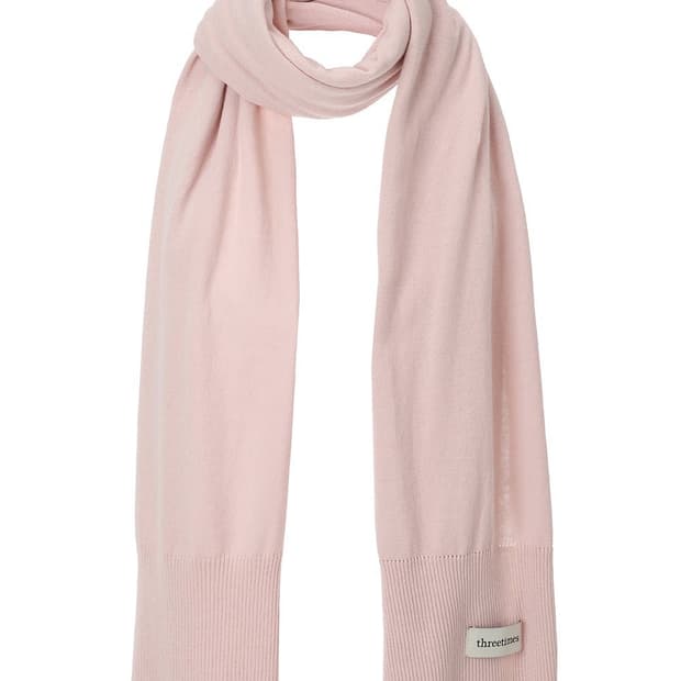 쓰리타임즈 핑크 머플러 스카프 목도리