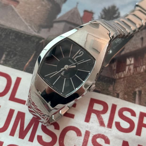 세이코 Seiko 쉘 실버 블랙