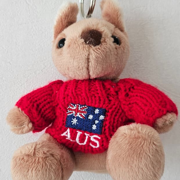 (미사용새상품)호주 시드니 캥거루 키링 호주여행 기념품열쇠고리 참