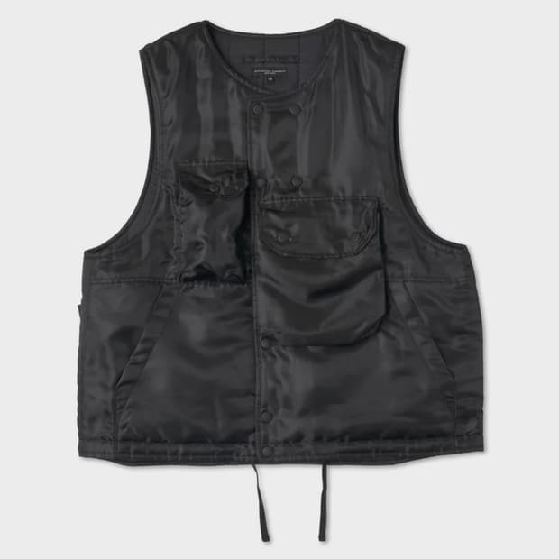 엔지니어드 가먼츠 22fw 커버 베스트 black