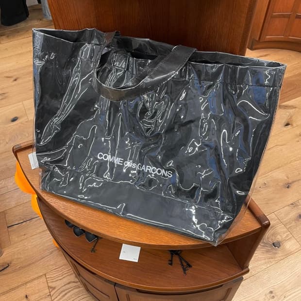 BLACK COMME DES GARCONS tote bag 