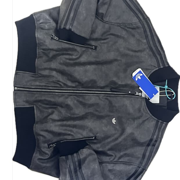 아디다스 레더 자켓