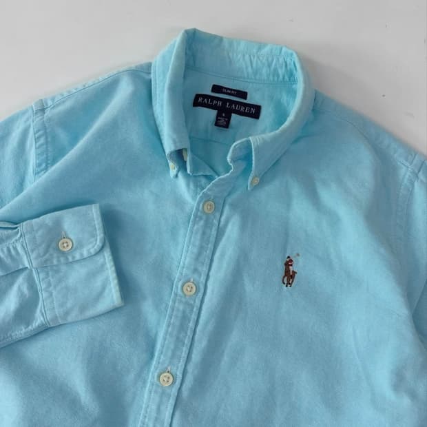[M] Polo 폴로 랄프로렌 민트 옥스퍼드 셔츠