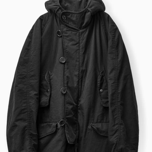 (L)이얼즈어고 cwu 토끼파카 블랙