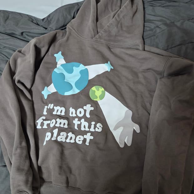 L 브로큰 플래닛 I'm not from this planet 후드브라운