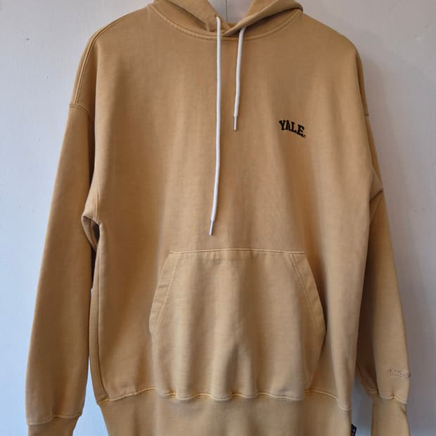 Yale 예일대학 남성 피그먼트후드티셔츠
