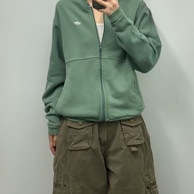 아디다스 슈무 그린 풀집업