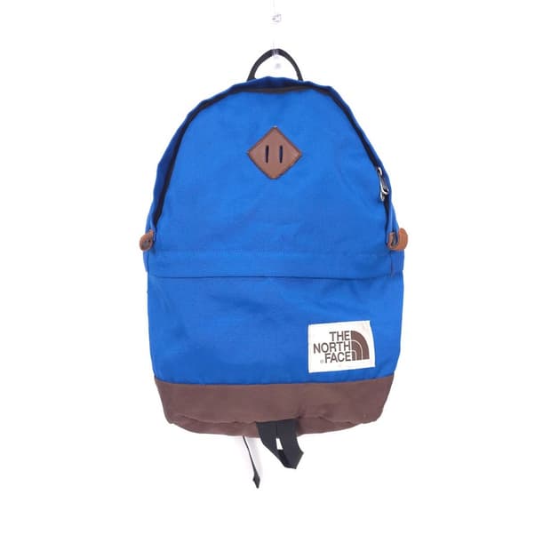 THENORTHFACE 블루 레더패치 클래식 데이팩