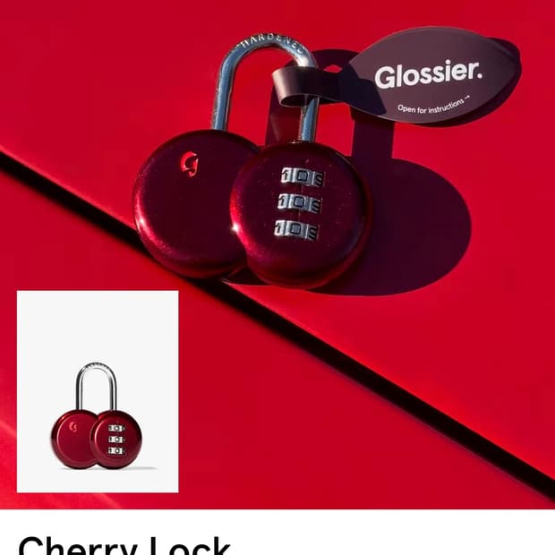 Glossier Cherry lock
