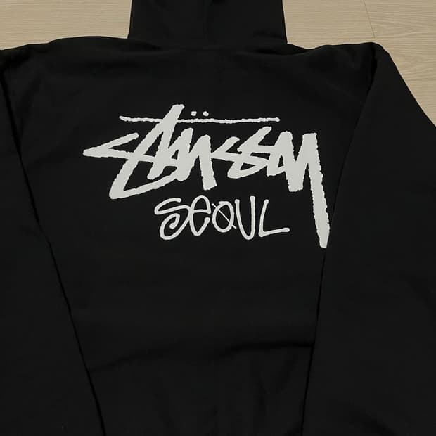 [XL] 스투시 서울 후드 집업 