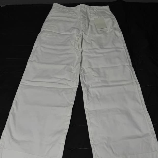 코스 릴렉스드 와이드레그 팬츠 화이트 (44)